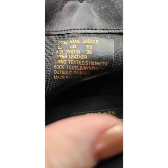 Kate Spade New York Black Suede Leather Saddle Boots Booties Size 8.5B - Picture 8 of 8